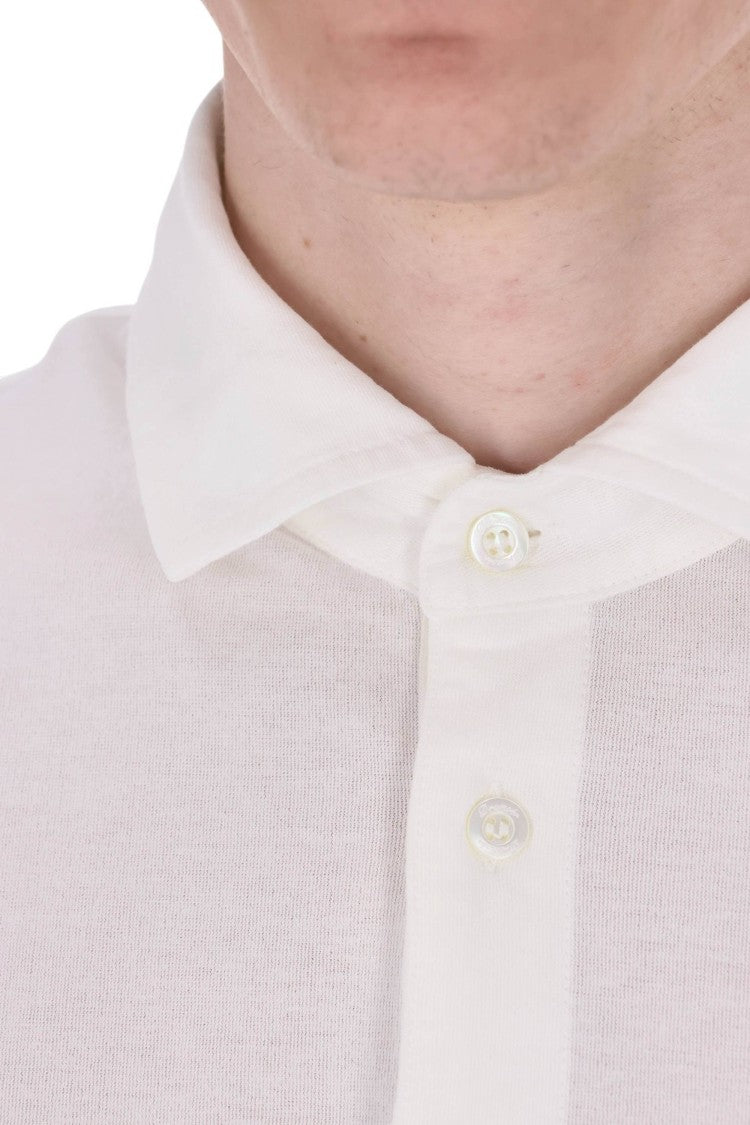 Drumohr Ice Cotton Pure Cotton Polo Shirt