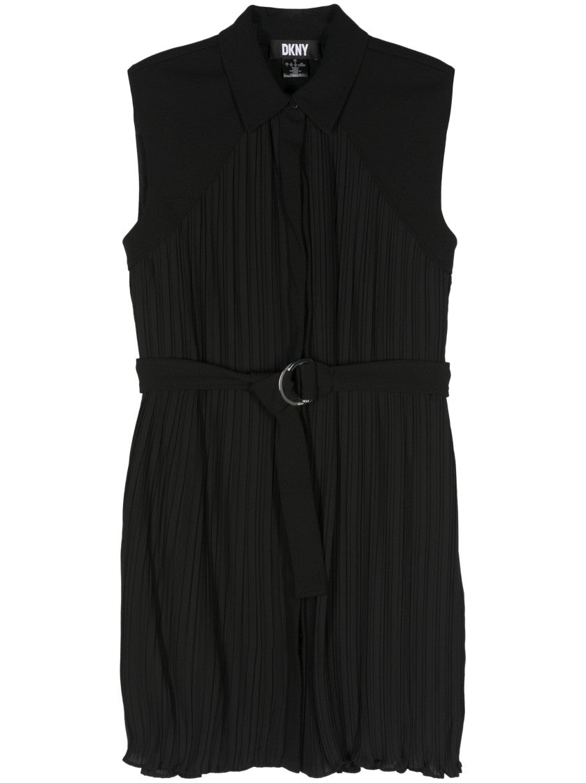Dkny S/S Pleated Slip Dress