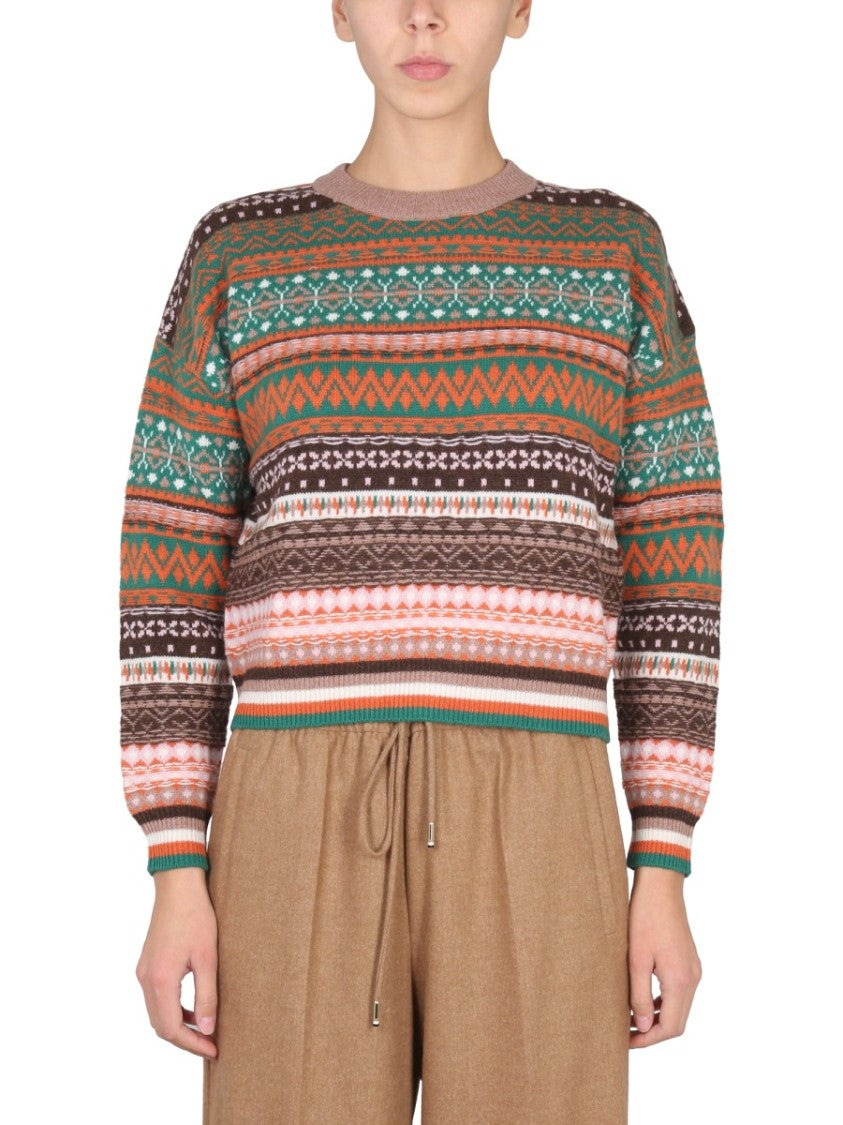 Ballantyne Multicolor Crewneck Sweater