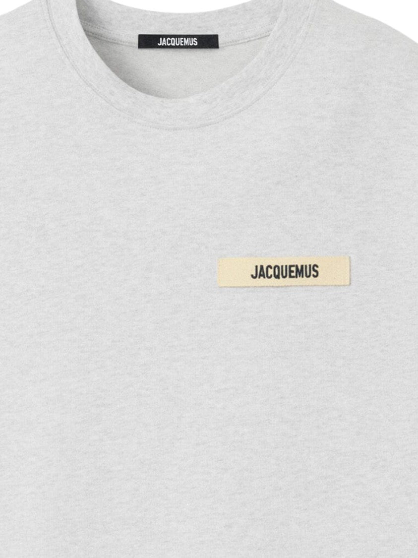 Jacquemus Embroidered Grosgrain Logo Cotton T-Shirt