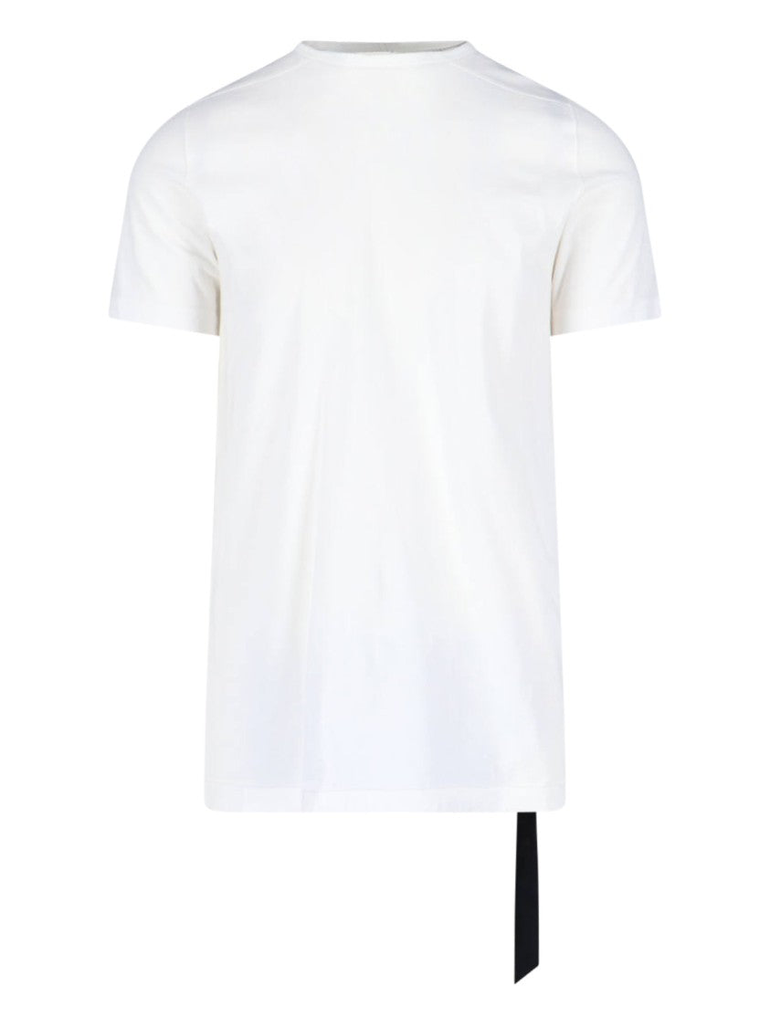Drkshdw By Rick Owens "Level" Laced T-Shirt – White