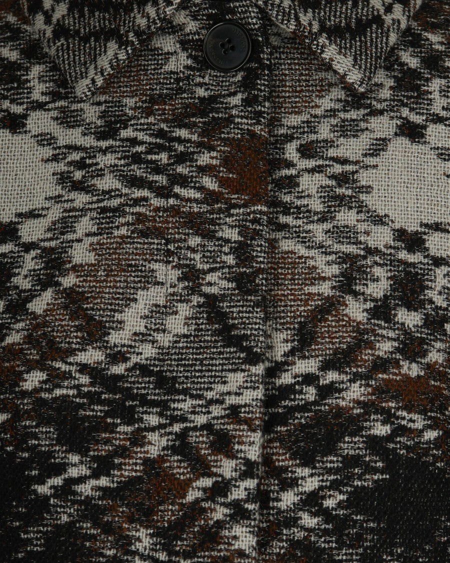 Missoni Black/Brown Jacquard Coat