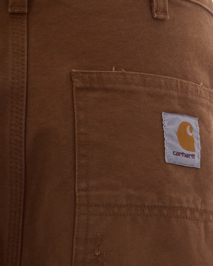Carhartt Wip Pantalone Single Knee Brown