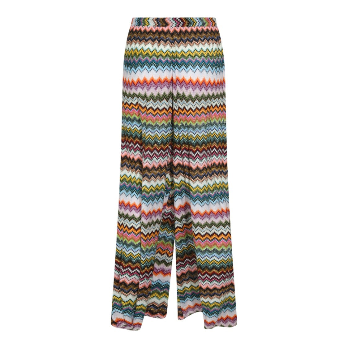 Missoni Wide-Leg Trousers With Zigzag Pattern
