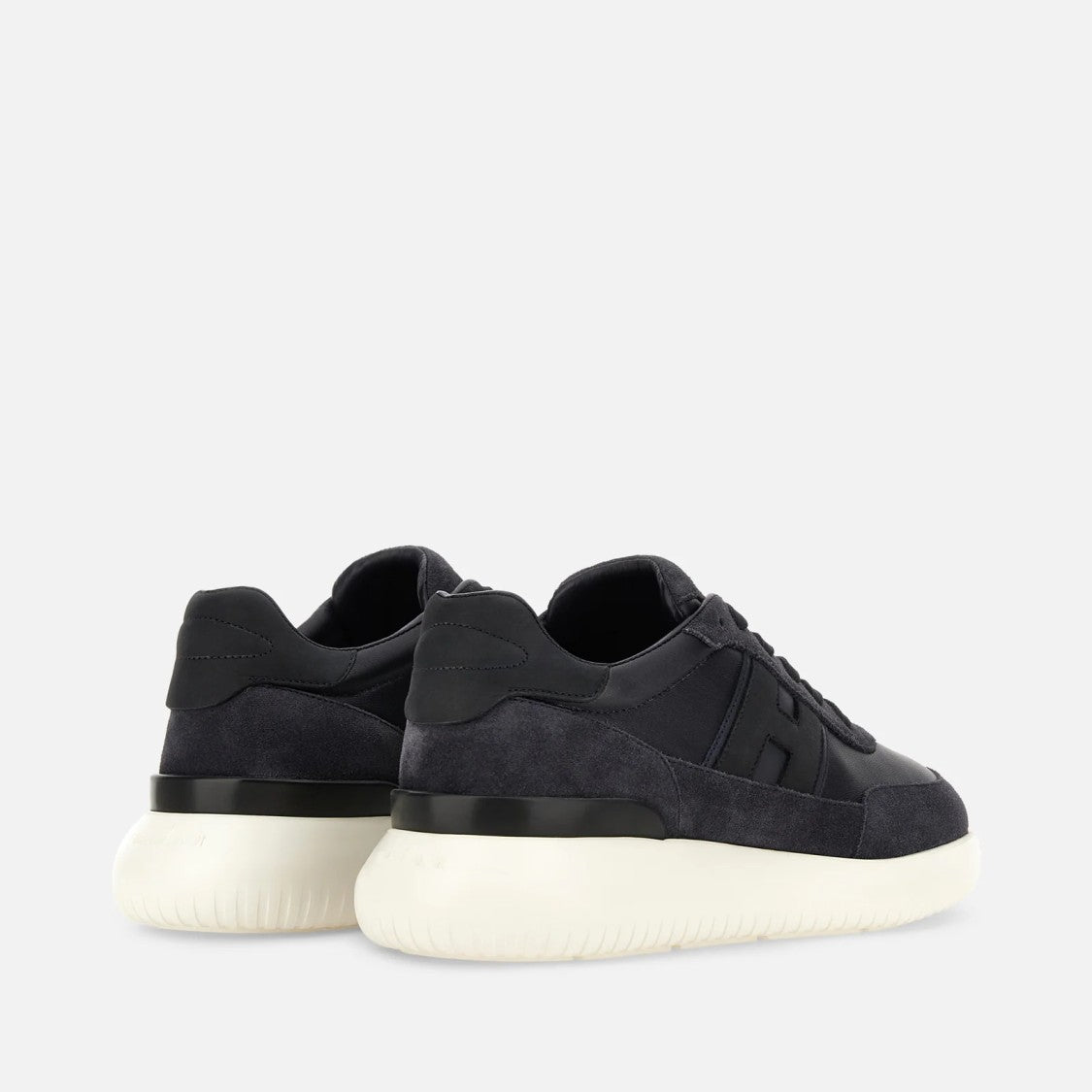 Hogan H709 Allacciato H Banda Sneakers In Blue