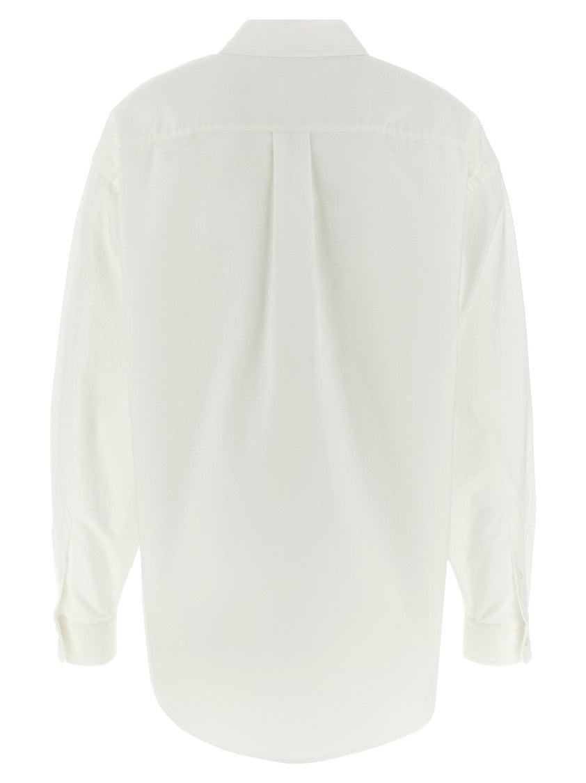 T By Alexander Wang White Oxford Cotton Boyfriend Shirt