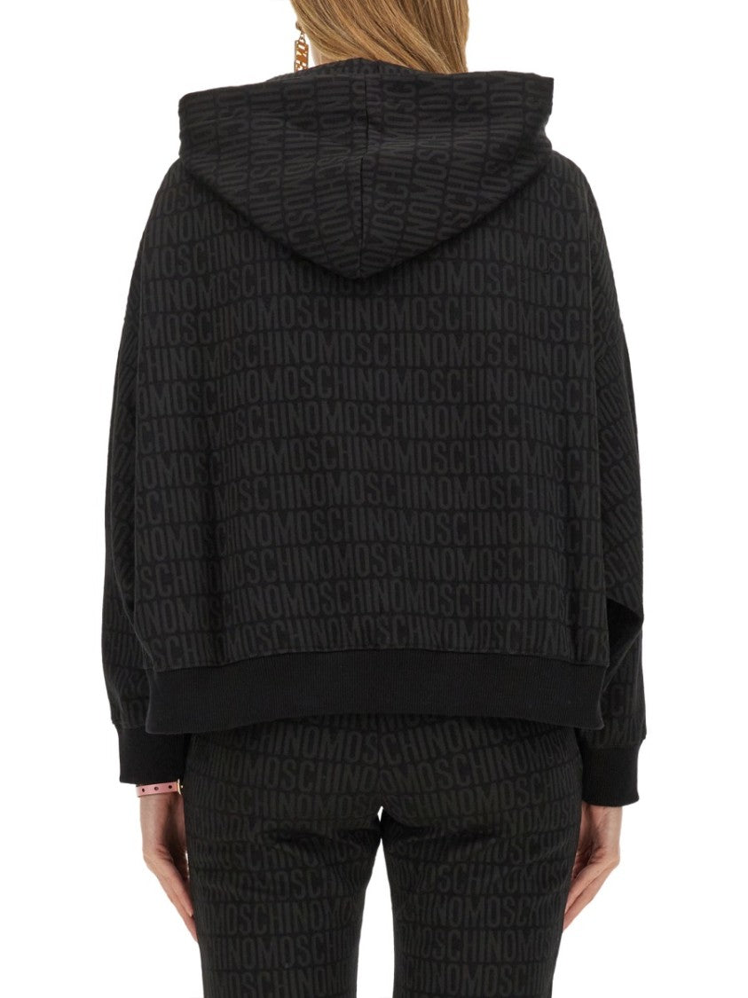Moschino Oversized Black Sweatshirt