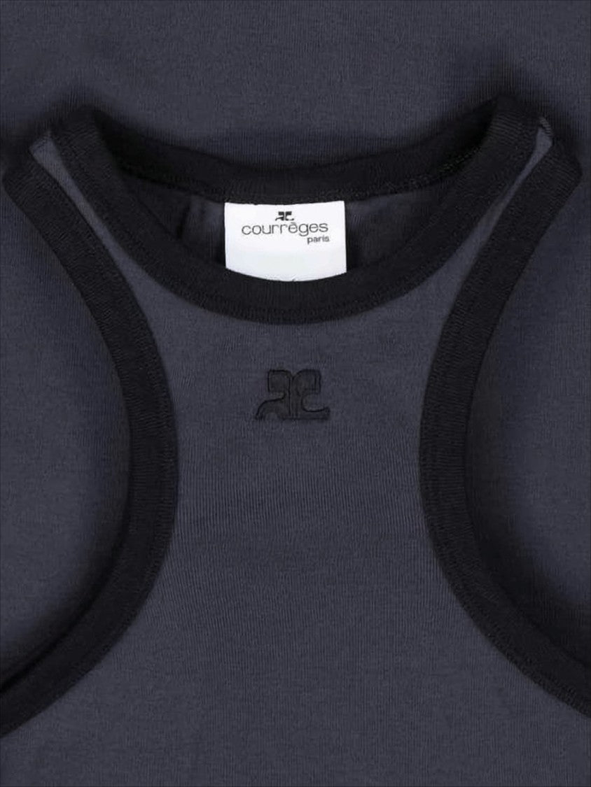 Courrèges Sleeveless Fitted Mini Dress