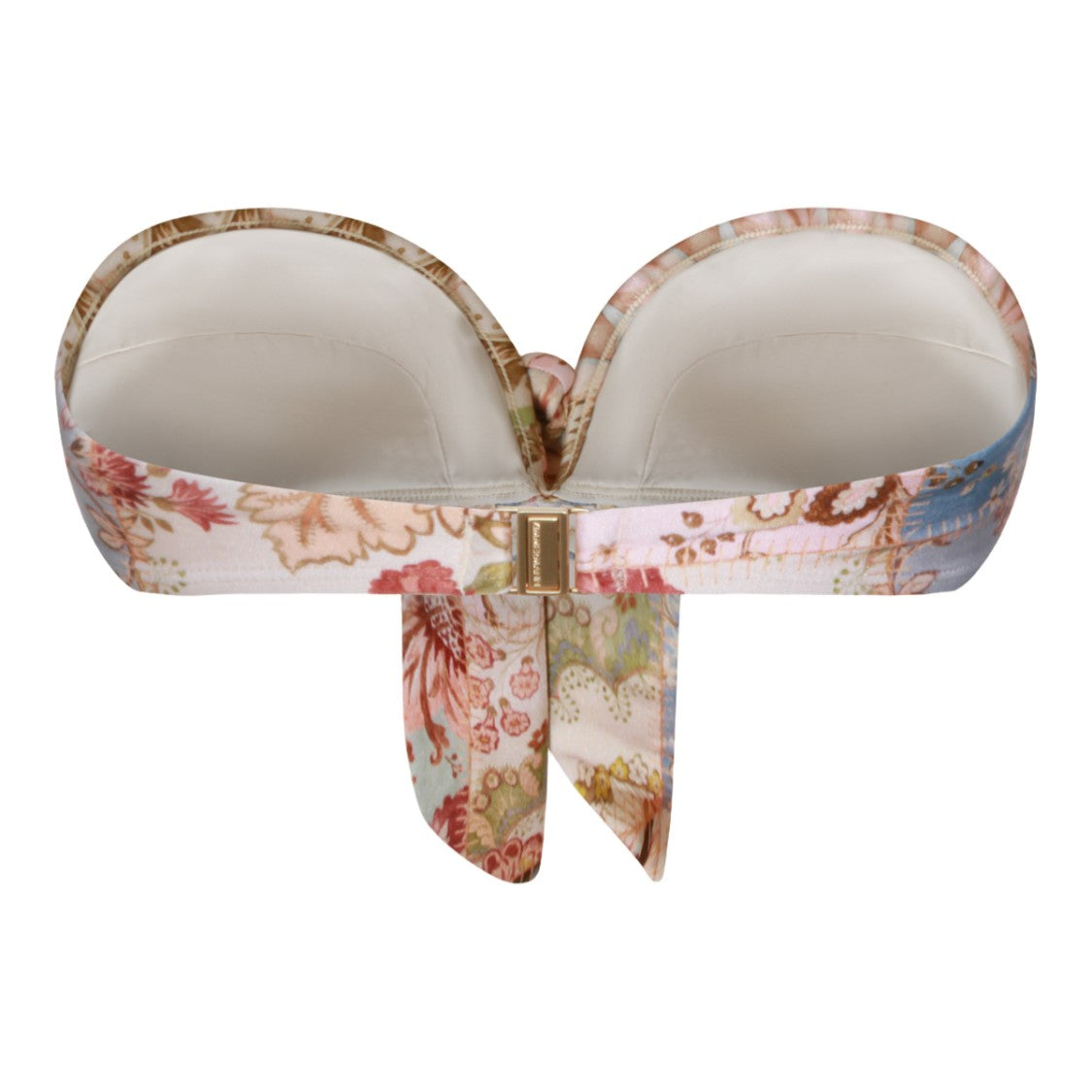 Zimmermann Strapless Bandeau Top With Floral