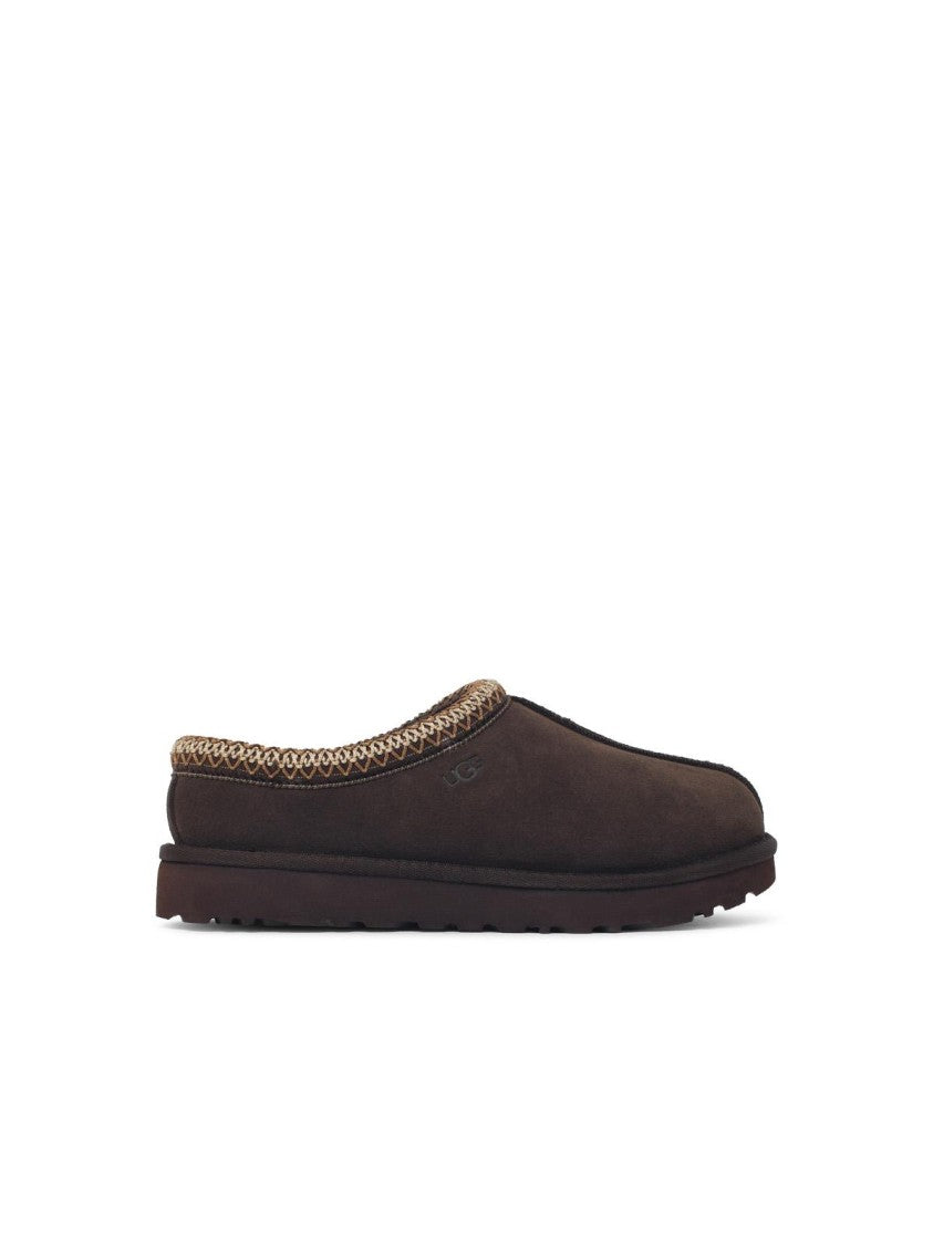 Ugg Dusted Cocoa Tasman Ii Plush Lined Suede Loafers