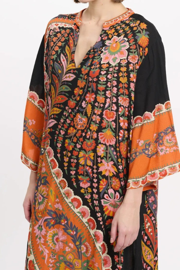 Miss June Long Dress Lior Floral Print Viscose
