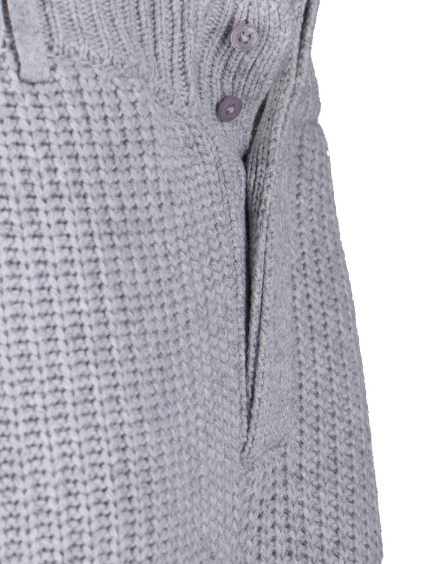 Aya Muse "Vena" Knit Trousers – Grey