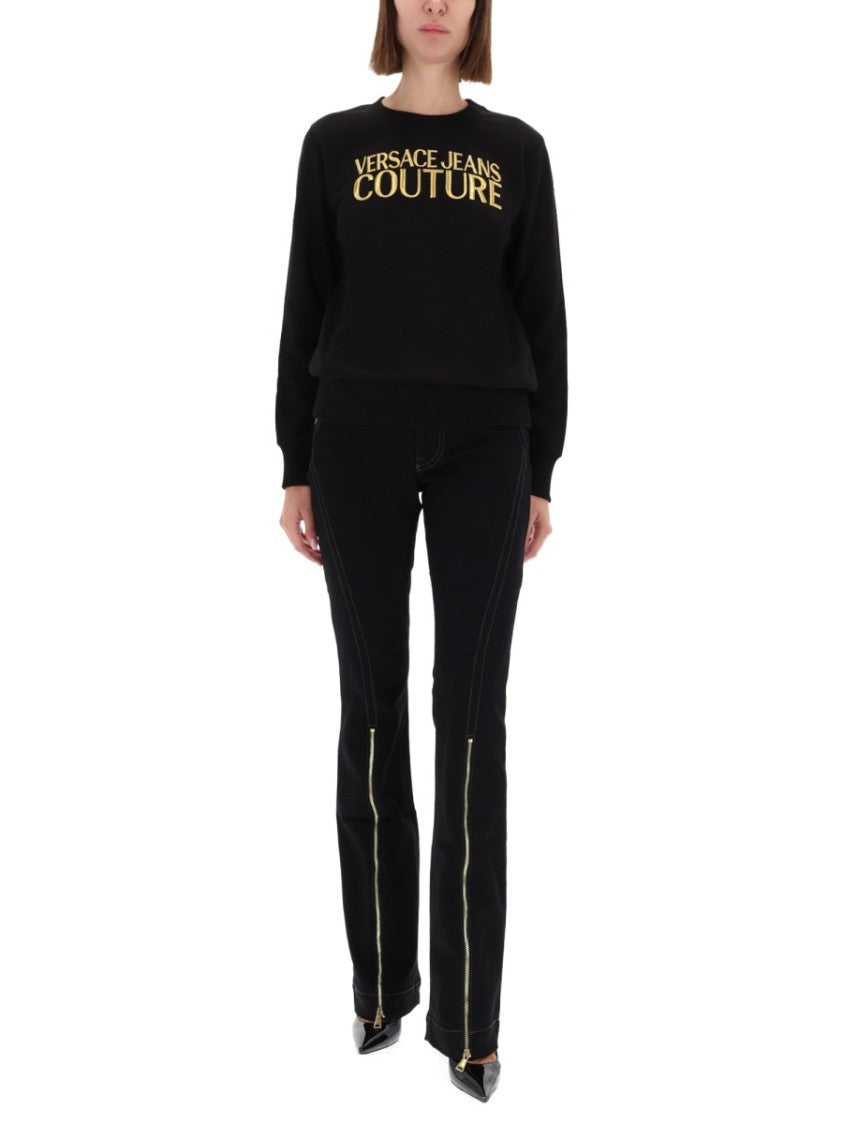 Versace Jeans Couture Slim-Fit Zipper Detail Pants