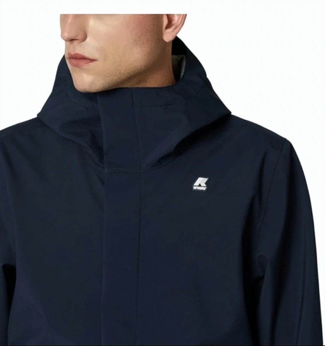 K-Way Tommy Bonded Jersey Hooded Jacket