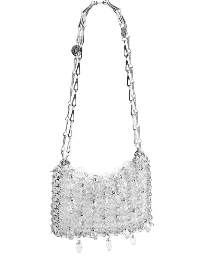 Rabanne Nano 1969 Handbag With Transparent Resin Discs