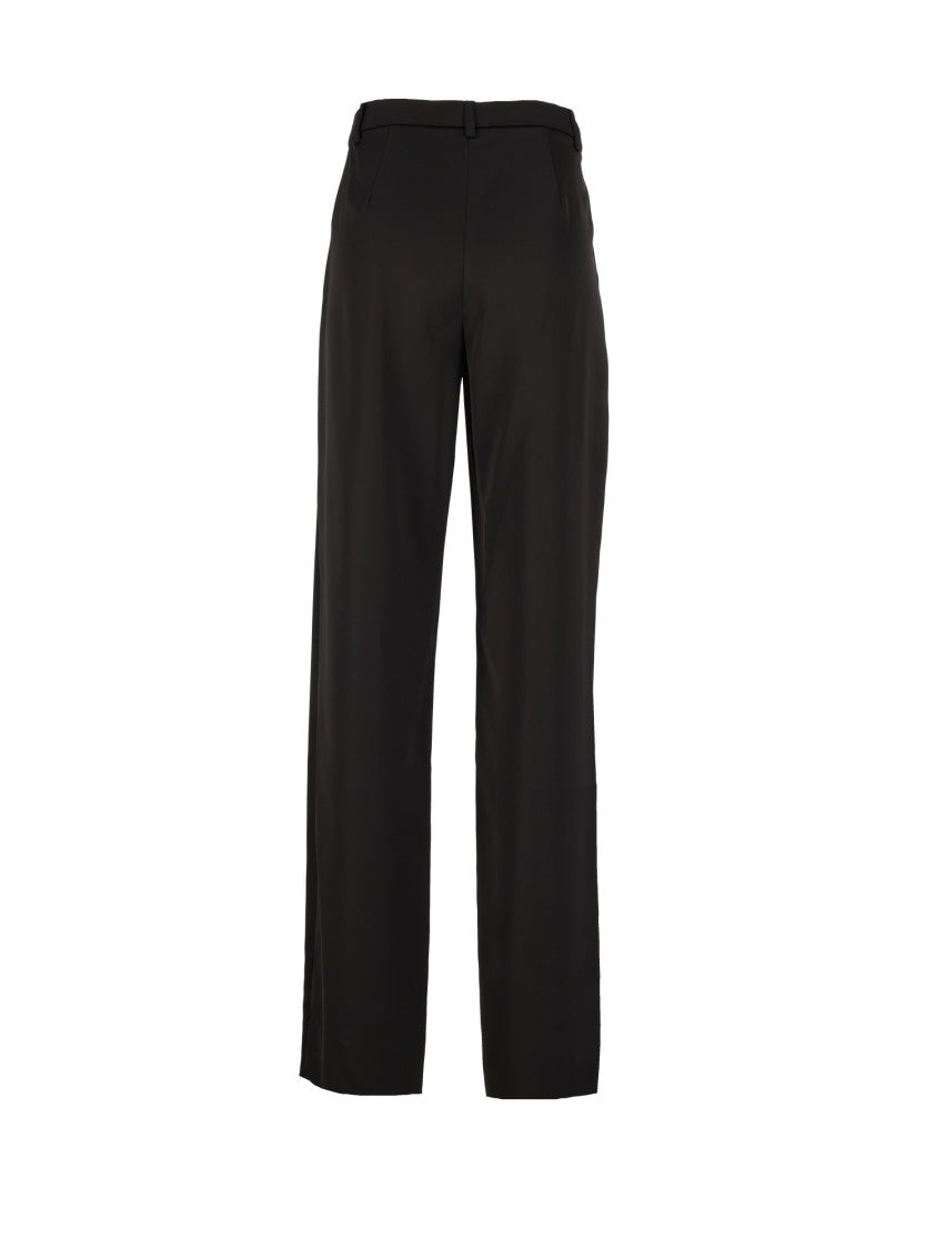 Emporio Armani High-Waisted Tailored Straight-Leg Pants