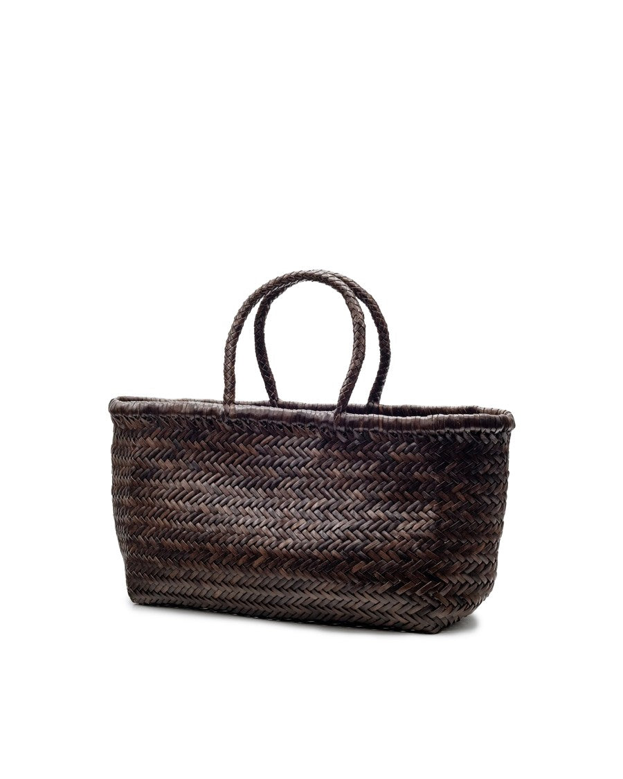 Dragon Diffusion Borsa A Mano Triple Jump Big Dark Brown