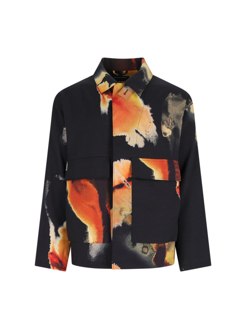 Y-3 "Aop Sport Uniform Coach" Jacket – Black