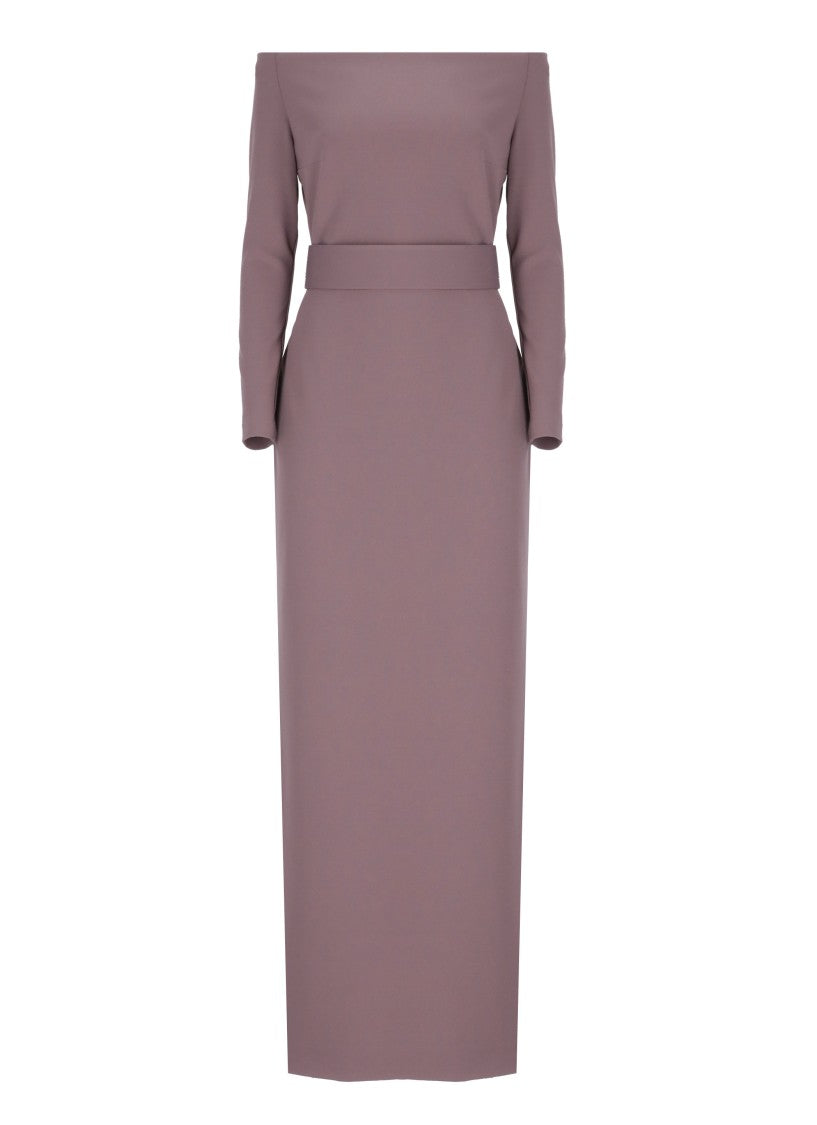 Solace London Purple Sabina Maxi Dress