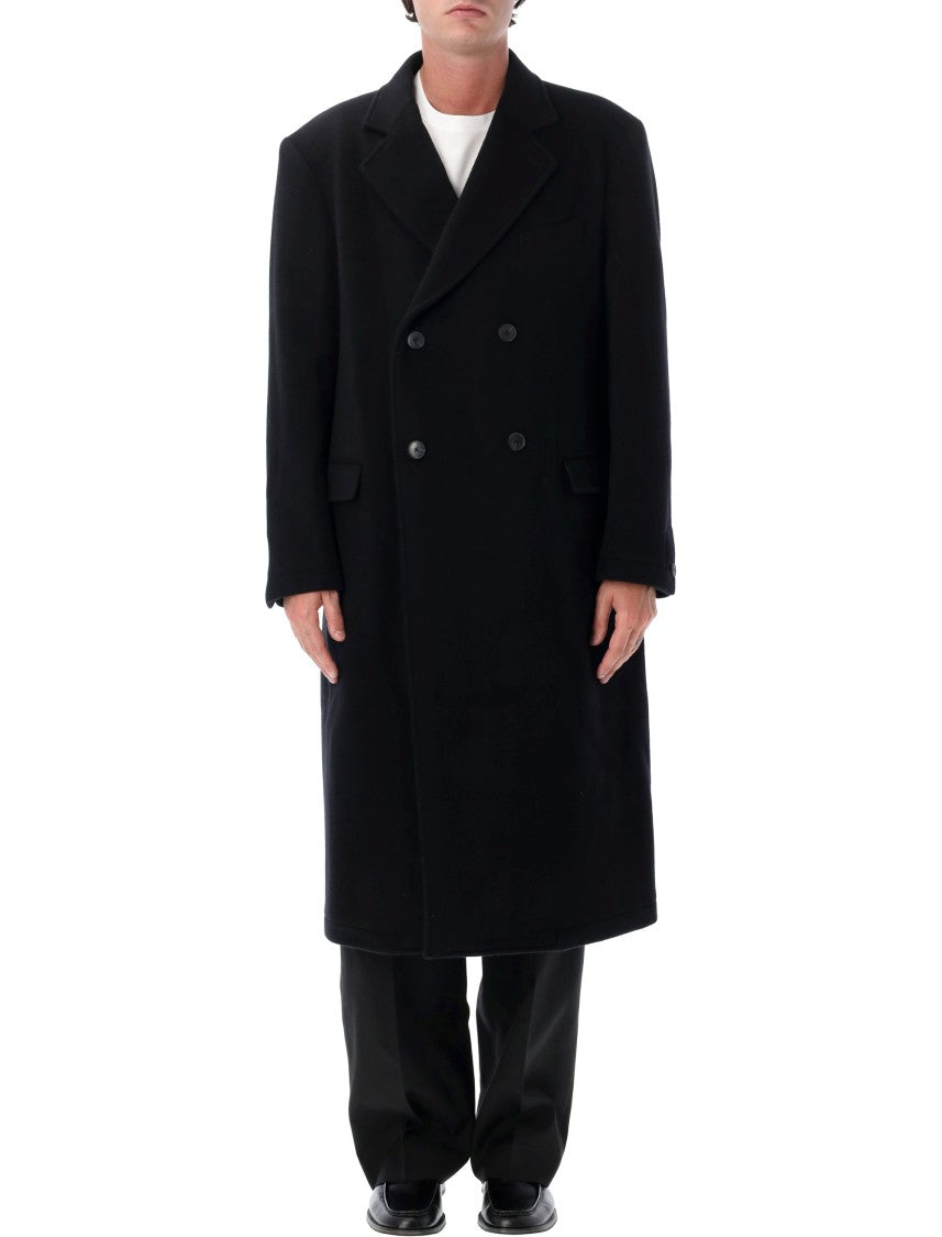 Mfpen Long Double-Breasted Tailored Coat