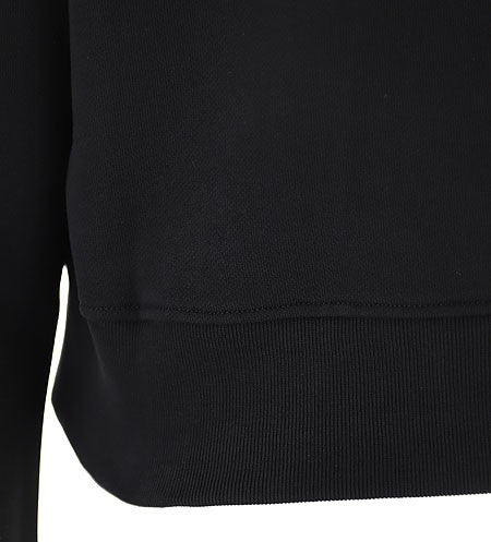 Moschino Cropped Black Sweatshirt Embellished Teddy Logo