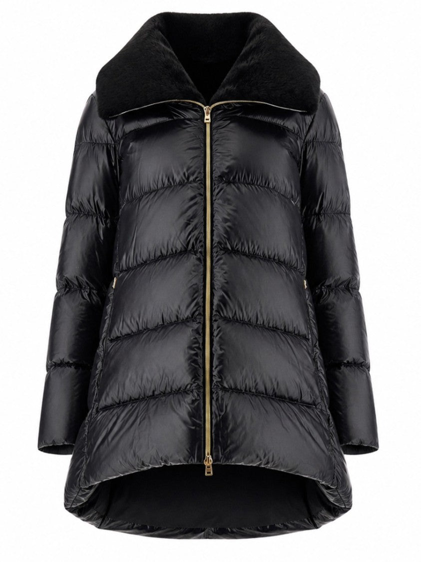 Herno A-Shape Glossy Polyamide Down Jacket