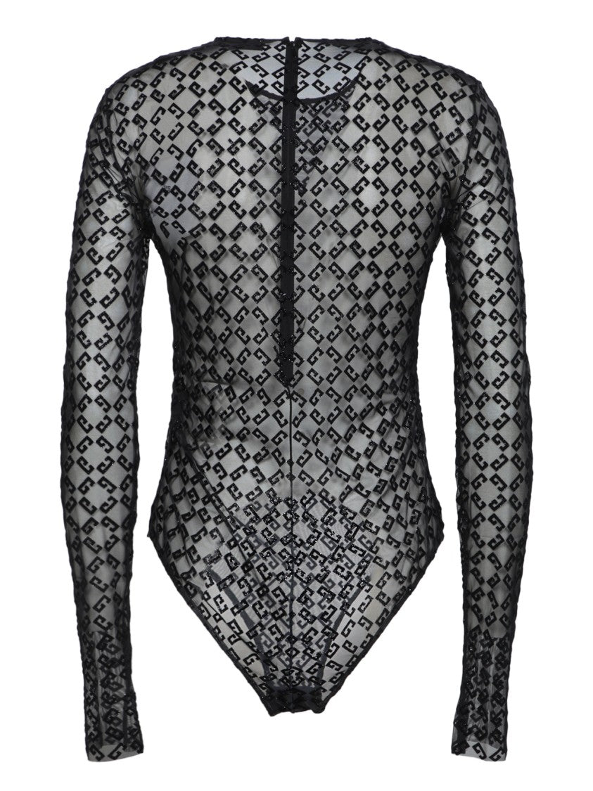 Givenchy Velvet Logo Bodysuit