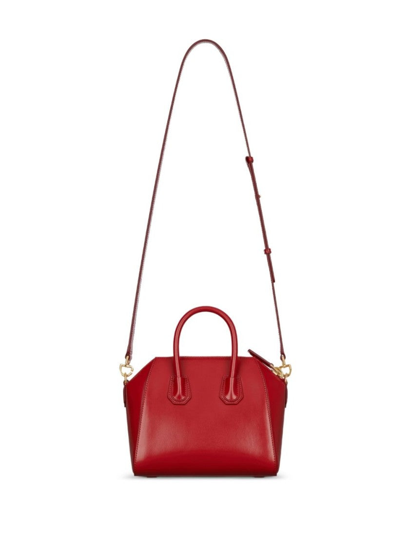 Givenchy Red Trapezoidal Gold Hardware Handbag