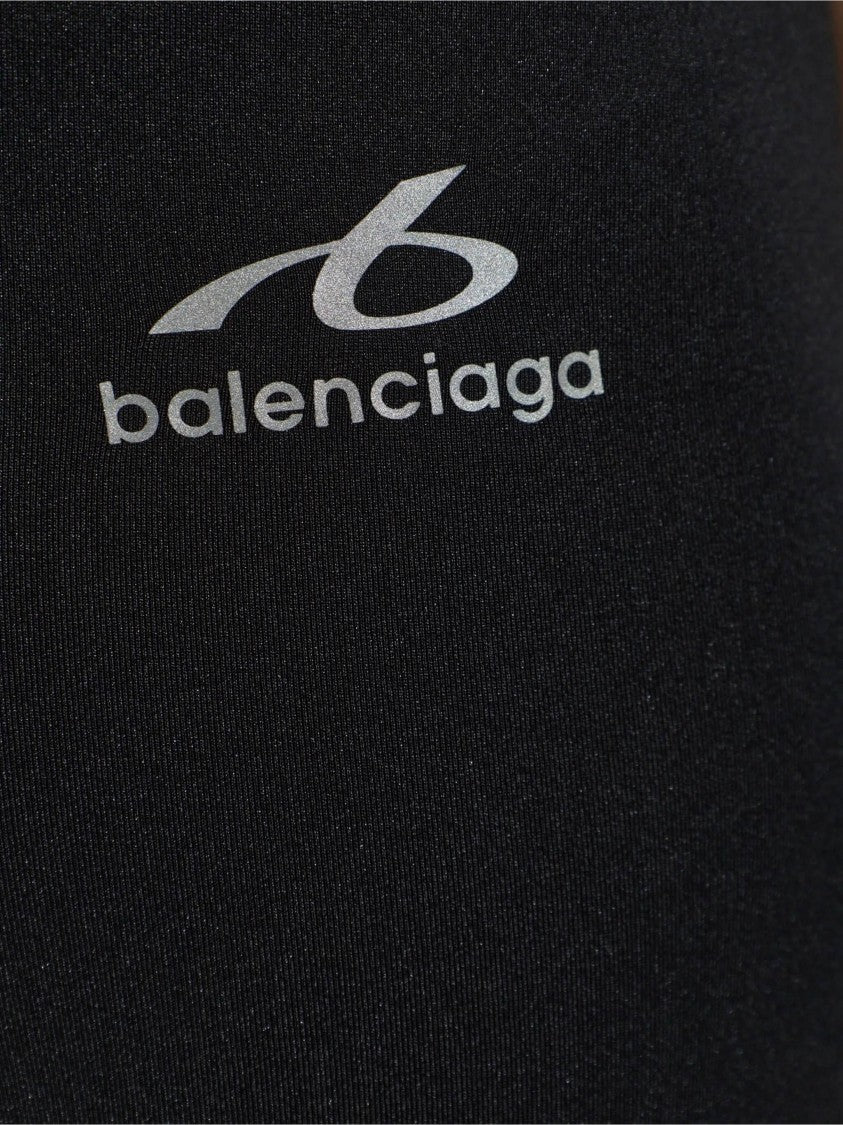 Balenciaga Flared Minimalist Logo Pants