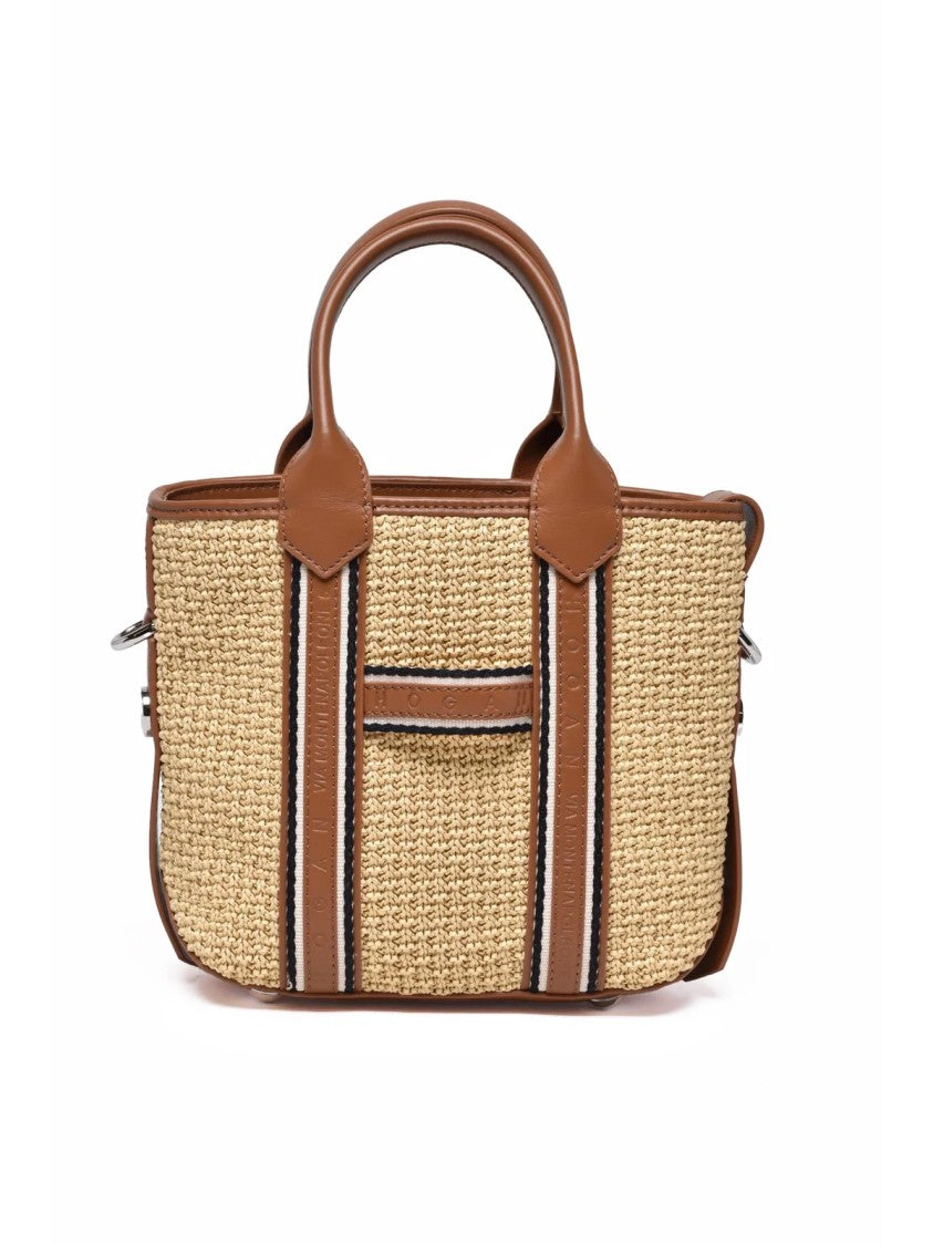Hogan Shopping Bag - Brown/Beige