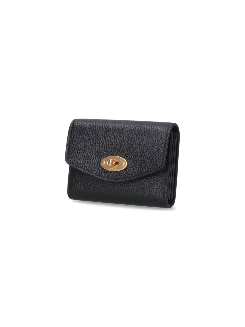 Mulberry "Darley Concertina" Wallet – Black