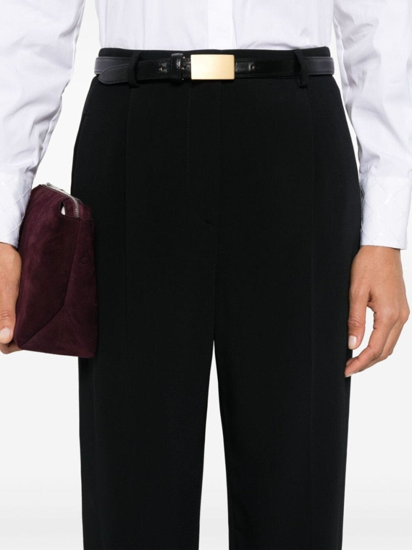 Giorgio Armani High-Waist Tailored Pants With Straight-Leg Silhouette