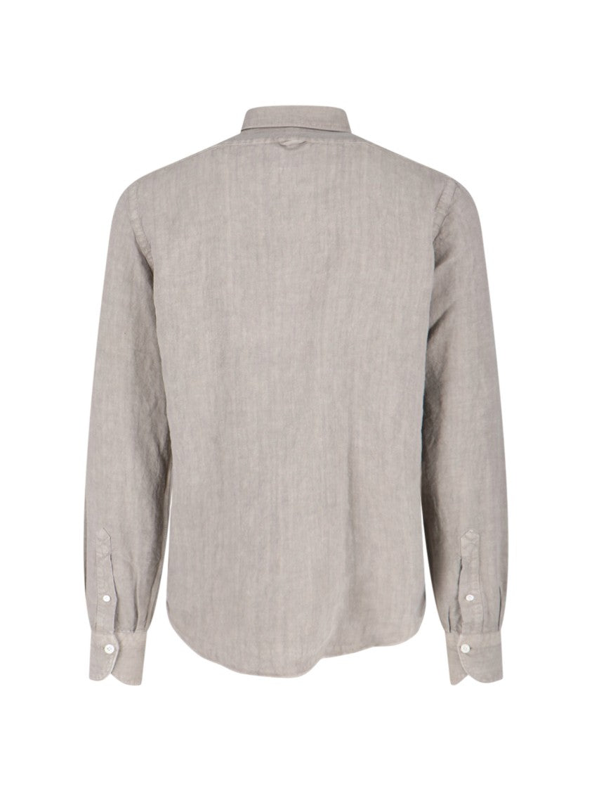 Finamore Salina Linen Shirt – Beige
