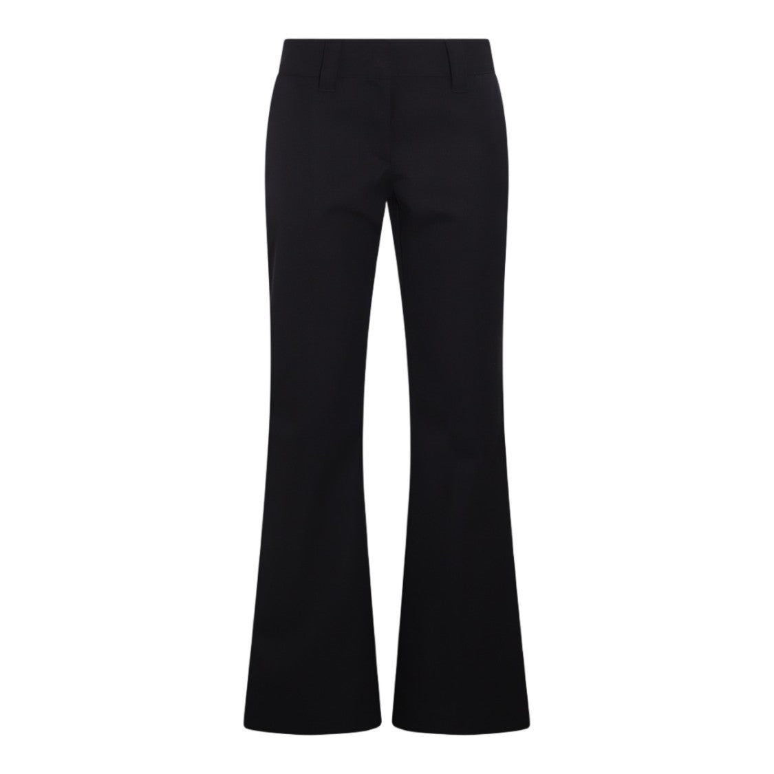 Palm Angels High-Waisted Tailored Flared Trousers With Subtle Logo Detail