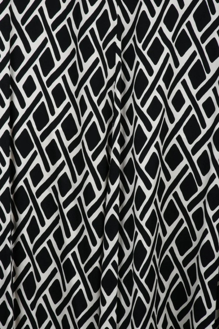 Pennyblack Long Dress Viscose - Black/Beige