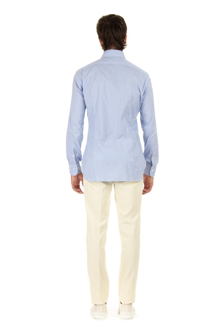Barba Stretch Poplin Shirt Black Label