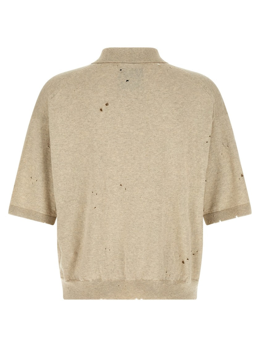 Maison Mihara Yasuhiro Embroidery Polo Shirt