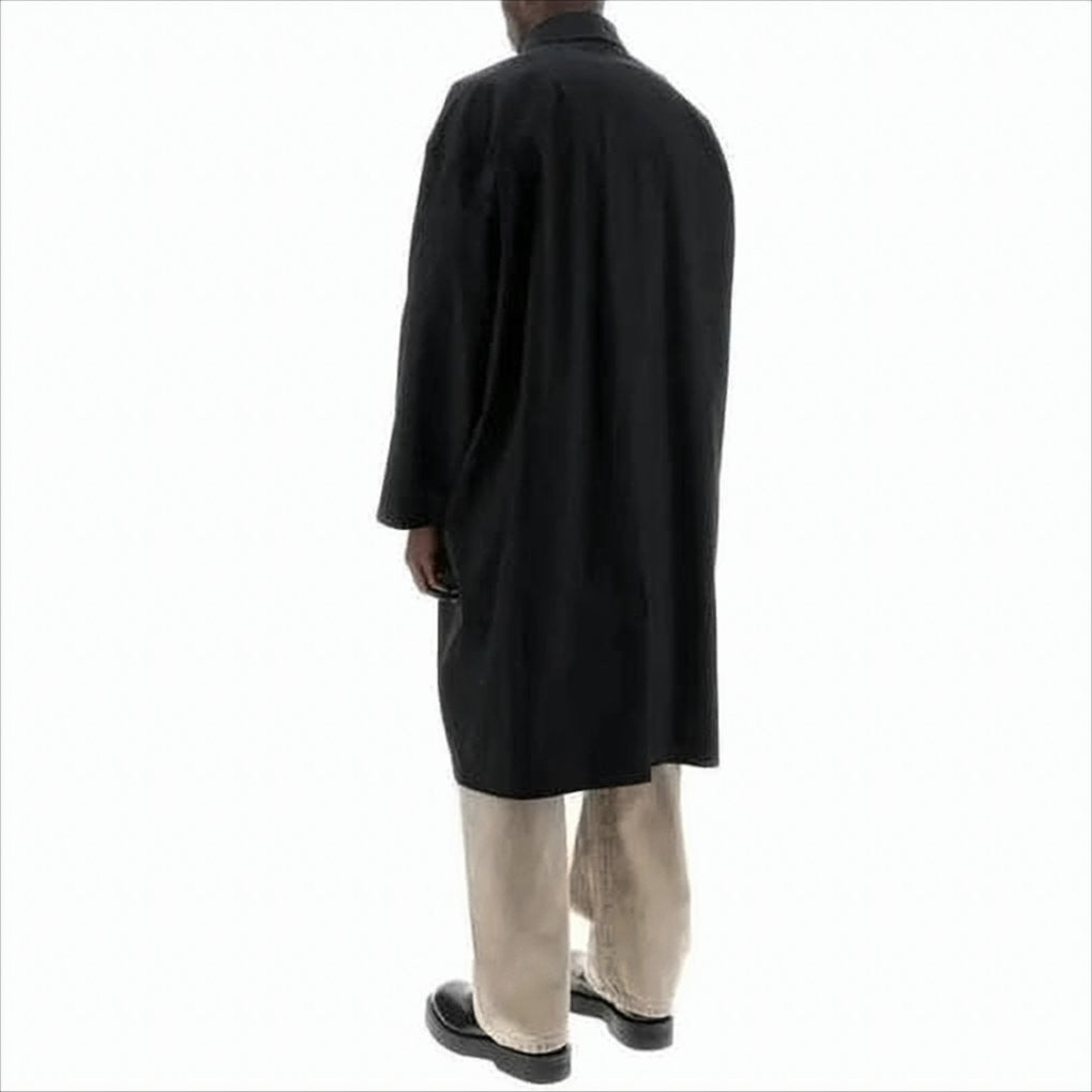Lemaire Long Overcoat With Classic Collar