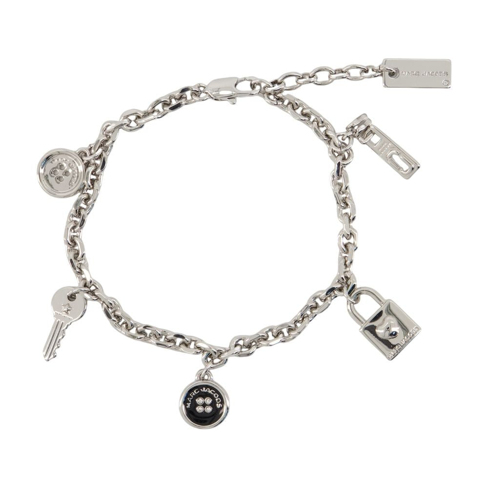 Marc Jacobs Button Charm Bracelet - Metal - Silver