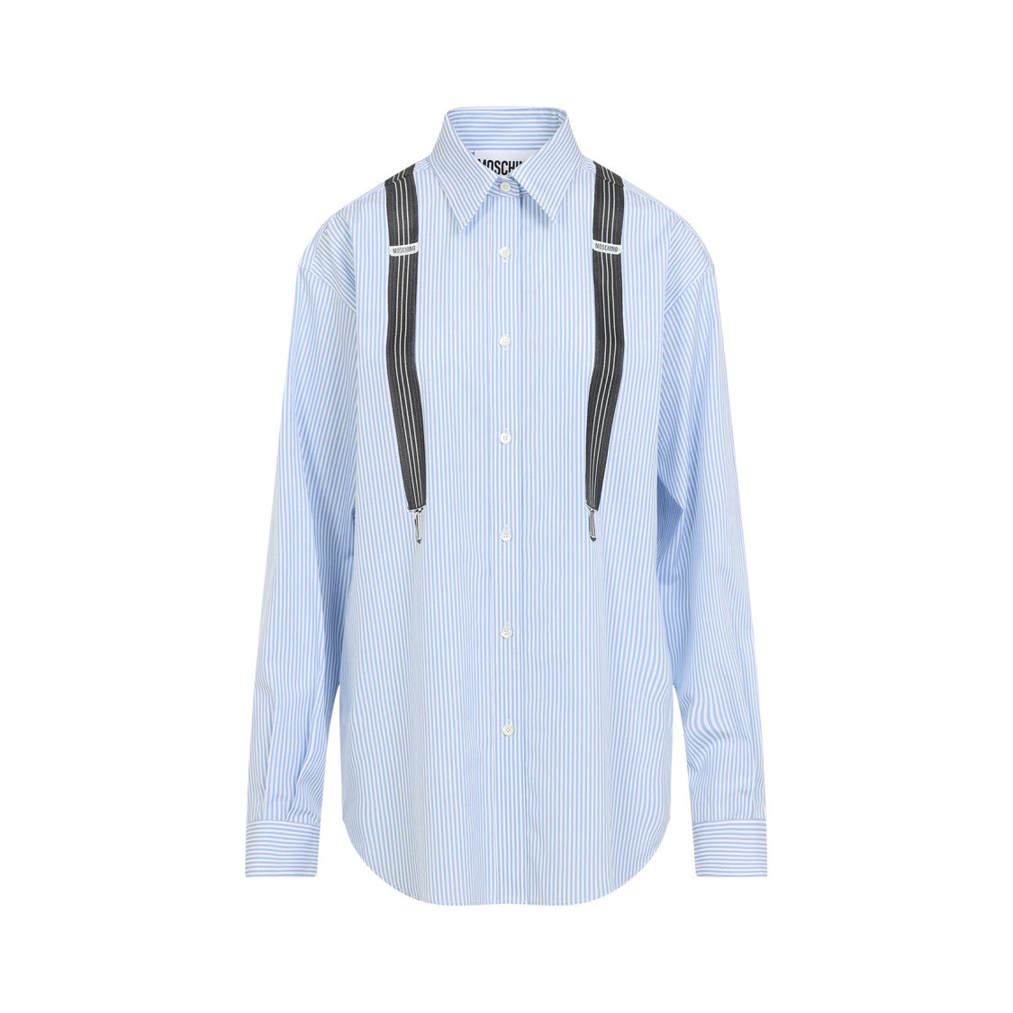 Moschino Light Blue Cotton Shirt