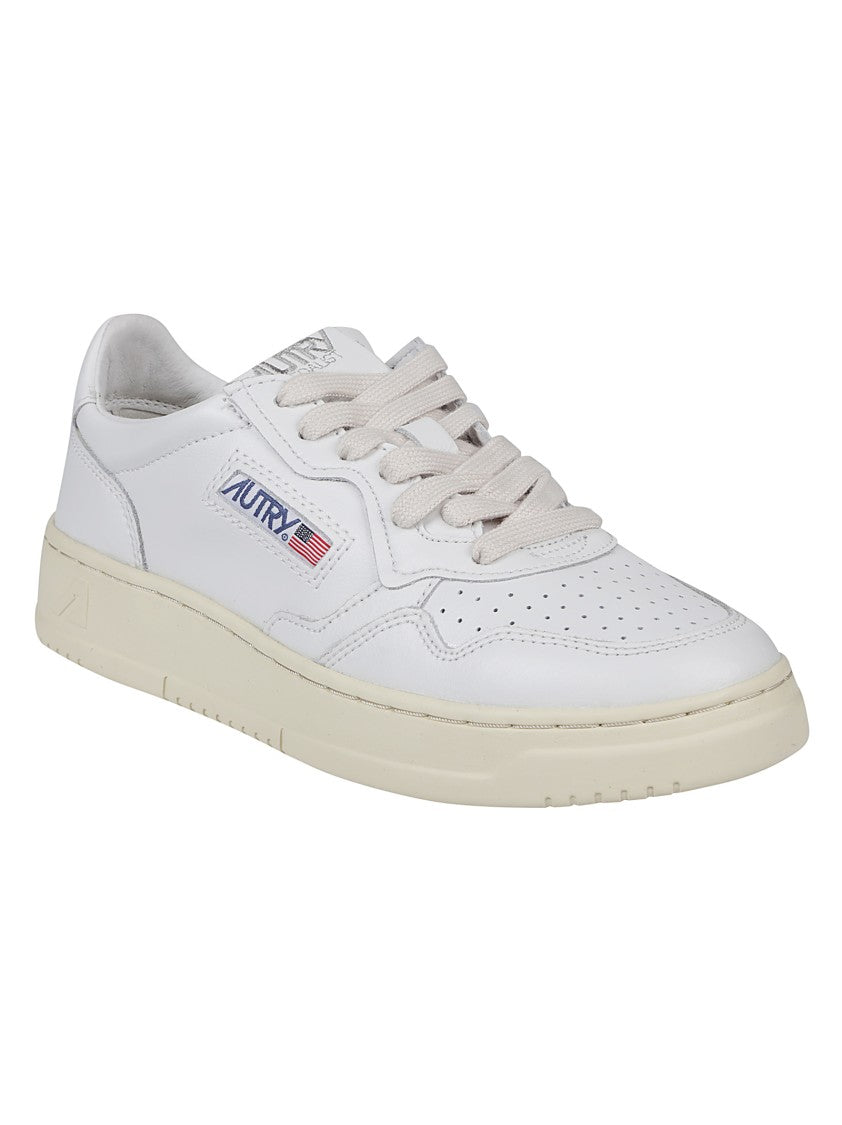 Autry Medalist Low Perforated Leather Sneakers