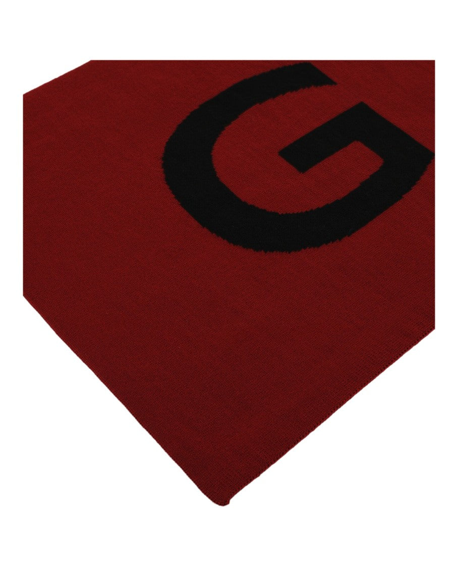 Givenchy Reversible Jacquard Logo Scarf In Luxurious Wool