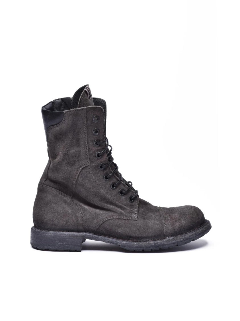 Moma Grey Suede Bootie