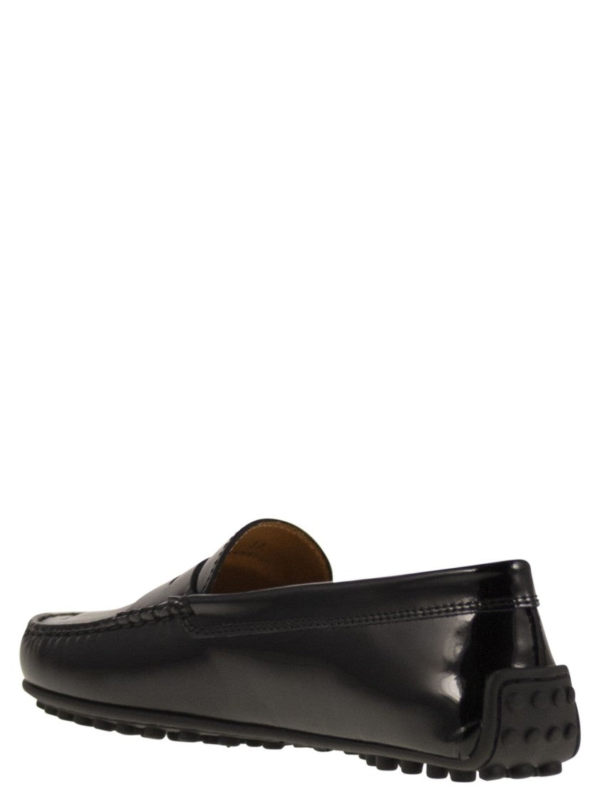 Tod's City Gommino Moccasin In Leather