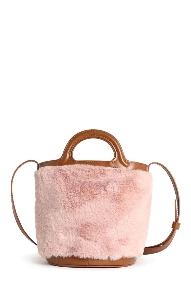 Marni Structured Tropicalia Bucket Bag With Drawstring Closure