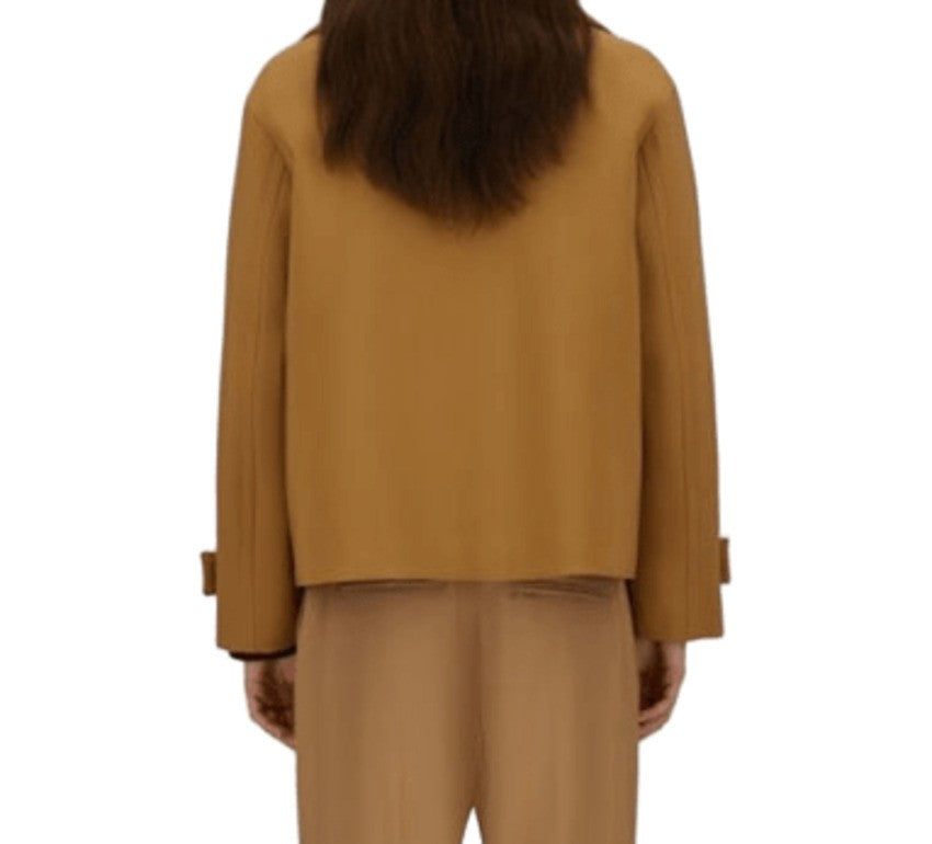 Herno Sailing-Inspired Camel Jacket With Removable Bib