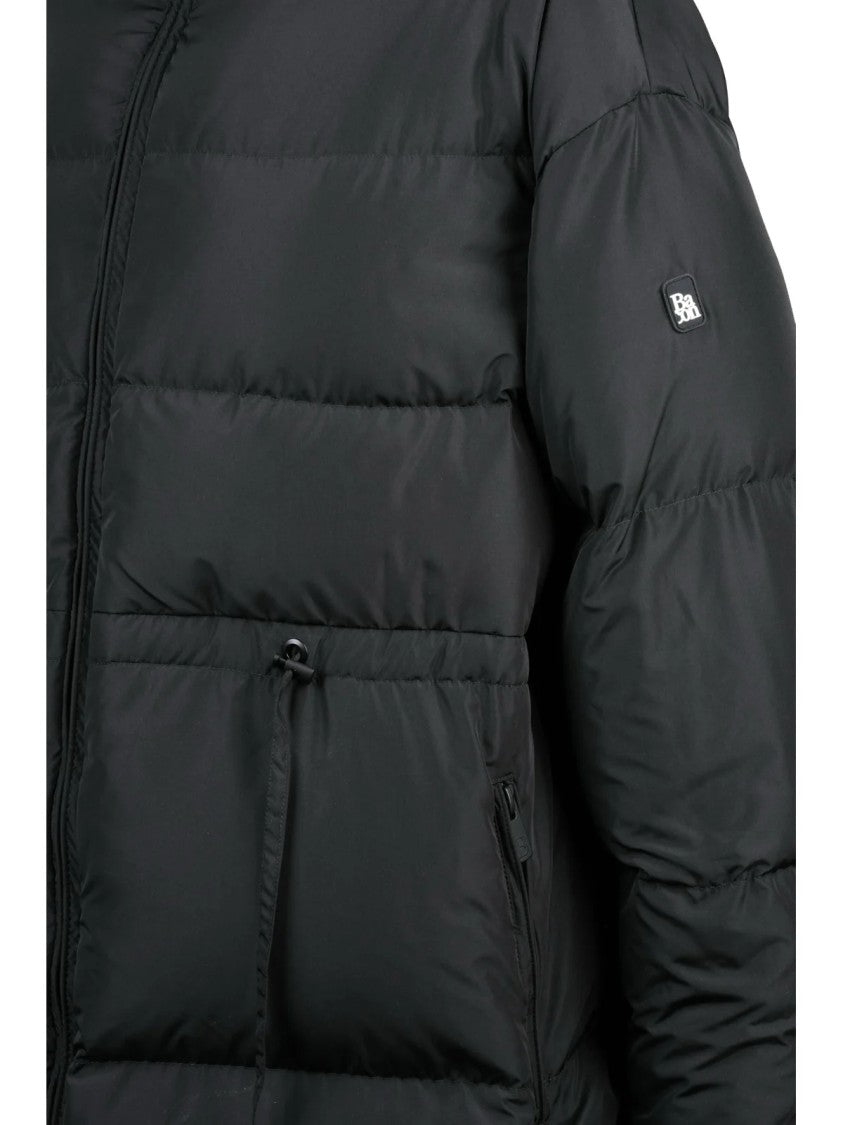 Bacon Black Polyester Cloud 105 Down Jacket
