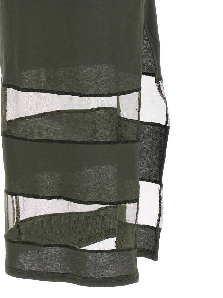 Coperni 'Striped Sheer Polo' Dress
