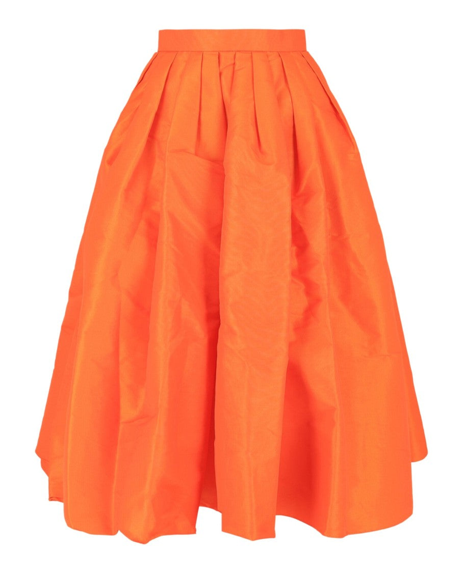 Alexander Mcqueen Pleated Midi Skirt