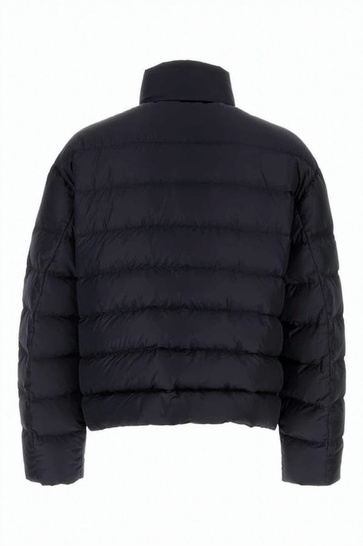 Prada Quilted Short Padded Jacket With High Collar